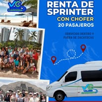 Renta de Sprinter con chofer