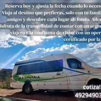 Camioneta Sprinter en ruta